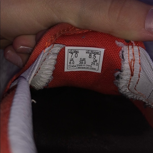 orange slip-on vans - Picture 3 of 3